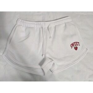 SWS Athletics Sweat Shorts Women's Size Large Sweet Strawberry Pockets